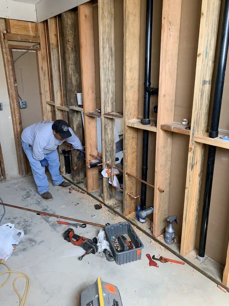 Commercial rough-in plumbing for Water Heater Replacement in Lake City